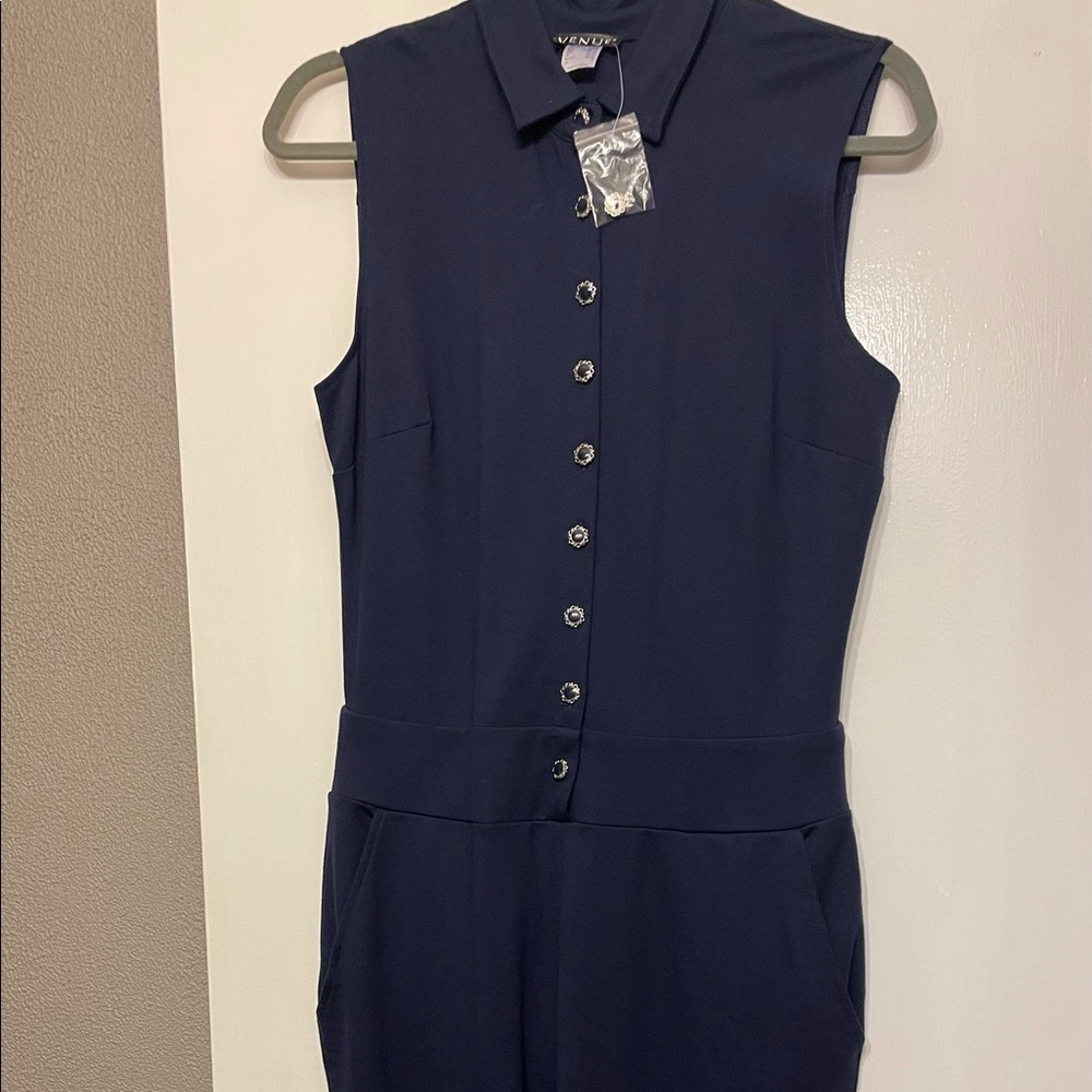 Navy jumpsuit